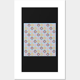 Doughnut Pattern Posters and Art